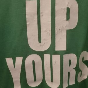 Vintage 7up “Make 7 Up Yours” T Shirt Mens Size Large Green Soda Soft Drink Ad